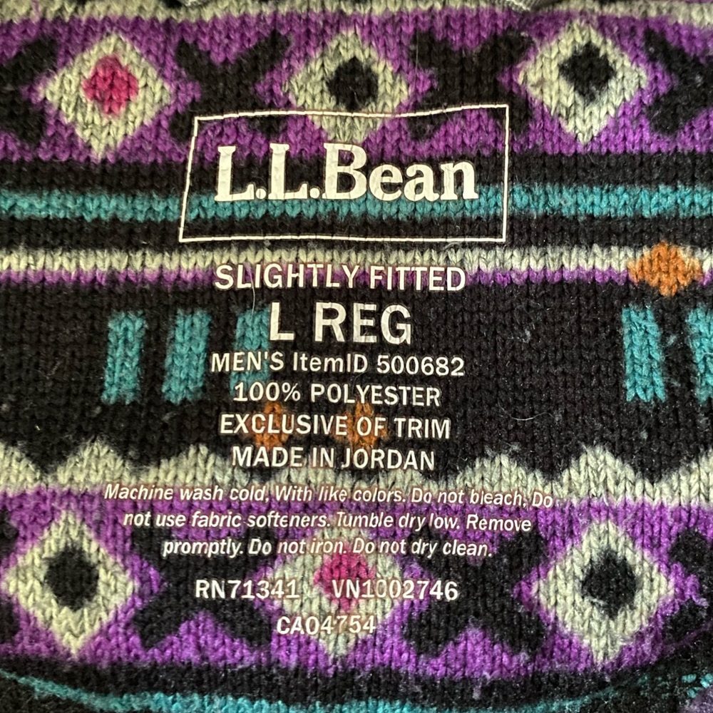 LL Bean Mountain Classic Sweater fleece, size large - Picture 10 of 11